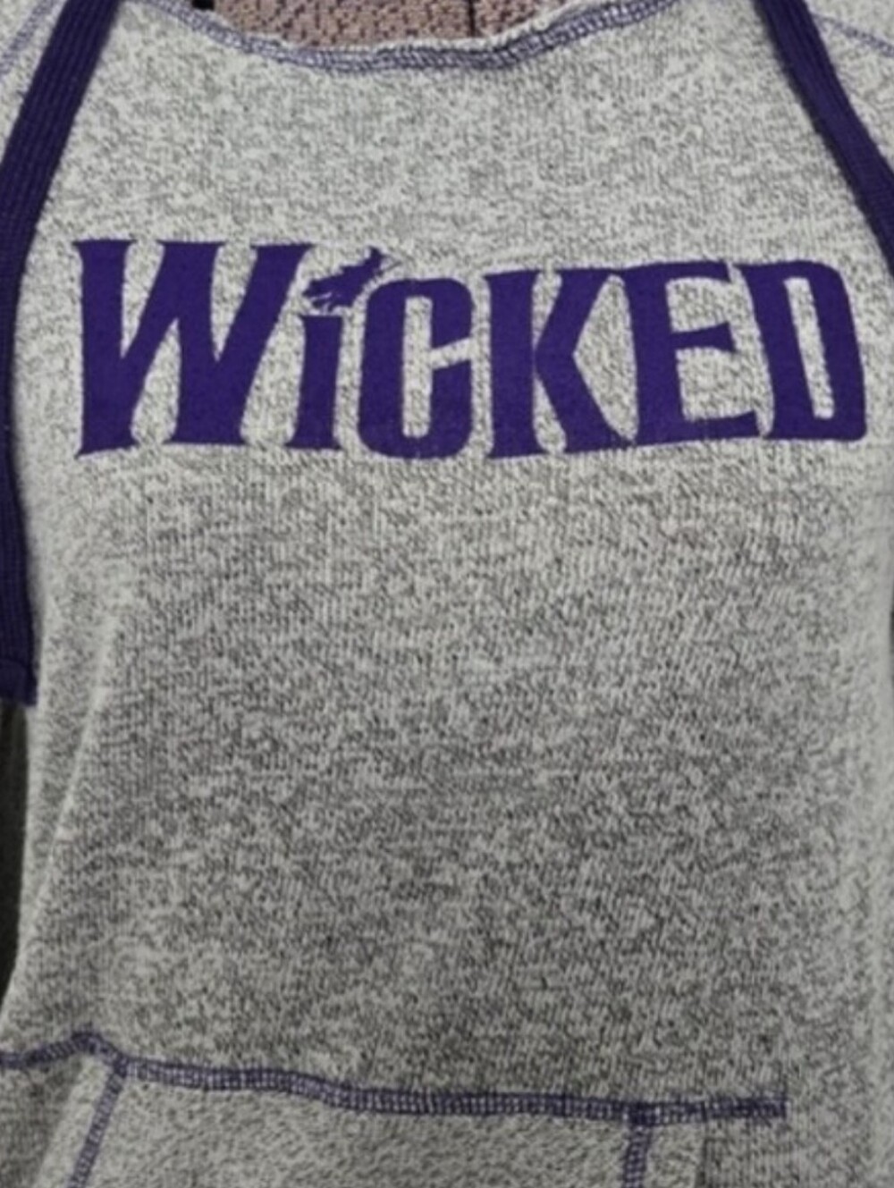 Green For Good Wear Wicked the Musical Women's Hoodie Pullover Whimsigoth Edgy - Picture 3 of 4